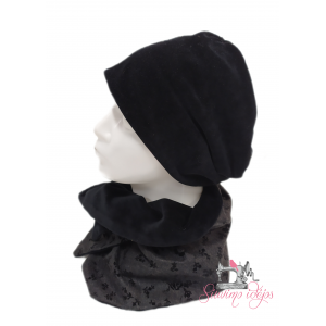 Moteriškas rinkinys (kepurė, šalikas)