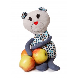 Žaislas šildyklė su vyšnių kauliukais "MEŠKUTIS"